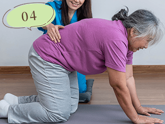 セルフケア指導で再発予防