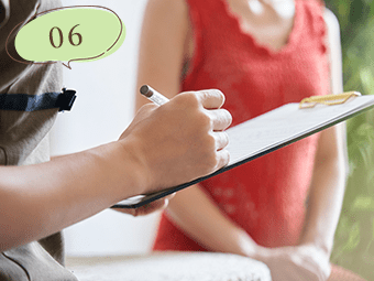 施術後の確認・今後のプランご説明